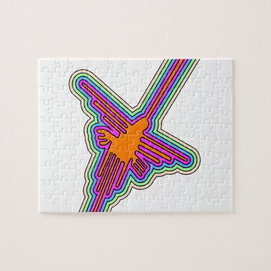 Nazca Hummingbird Peru Drawing Legpuzzel (Horizontaal)