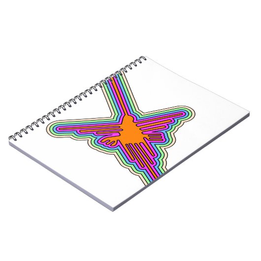 Nazca Hummingbird Peru Drawing Notitieboek (Linkerzijde)