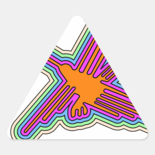 Nazca Hummingbird Peru Drawing Sticker