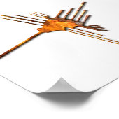 Nazca Hummingbird roest poster (Hoek)