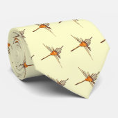 Nazca Hummingbird roest stropdas (Opgerold)