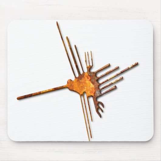 Nazca Hummingbird roestmousepad Muismat (Voorkant)