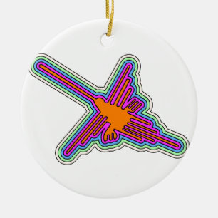 Nazca Kolibrie Peru Tekening Keramisch Ornament
