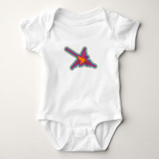 Nazca Kolibrie Peru Tekening Romper (Voorkant)