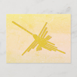 Nazca-lijnen Kolibrie-tekening, Peru Briefkaart