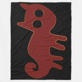 Nazca lijnen oude dieren - Red Fox Fleece Deken (Voorkant)