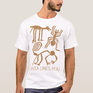 Nazca-lijnen, Peru Buitenaardse wezens T-shirt