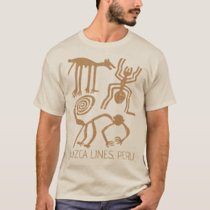 Nazca-lijnen, Peru Buitenaardse wezens T-shirt