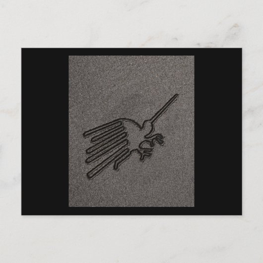 NAZCA LINES BIRD NAZCA LINES ART Geoglyphs Ancient Briefkaart (Voorkant)