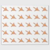 Nazca Lines Hummingbird met gekreukeld papieren ef Cadeaupapier (Vlak)