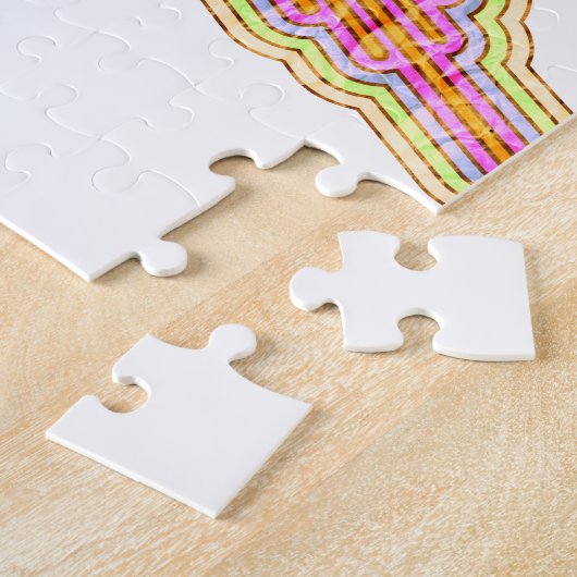 Nazca Lines Hummingbird met gekreukeld papieren ef Legpuzzel (Zijkant)