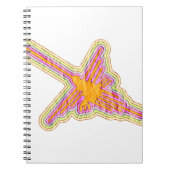 Nazca Lines Hummingbird met gekreukeld papieren ef Notitieboek (Voorkant)