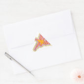 Nazca Lines Hummingbird met gekreukeld papieren ef Sticker (Envelop)