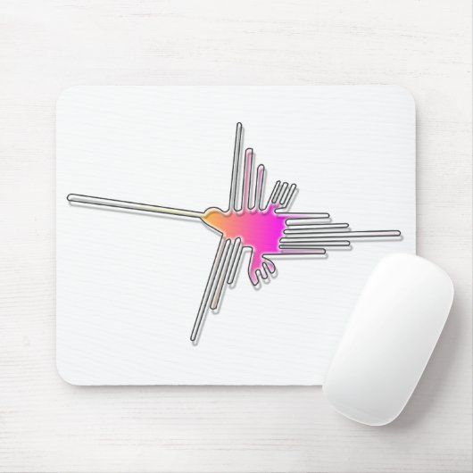 Nazca Lines Hummingbird Muismat (Met muis)