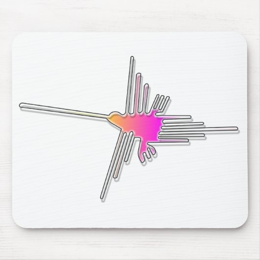 Nazca Lines Hummingbird Muismat (Voorkant)