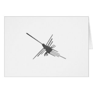 Nazca Lines Hummingbird Newsprint