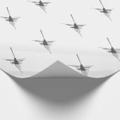 Nazca Lines Hummingbird Newsprint Cadeaupapier (Hoek)