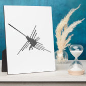 Nazca Lines Hummingbird Newsprint Fotoplaat (Zijkant)