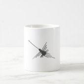 Nazca Lines Hummingbird Newsprint Koffiemok (Center)