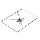 Nazca Lines Hummingbird Newsprint Notitieboek (Linkerzijde)
