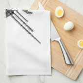 Nazca Lines Hummingbird Newsprint Theedoek (Quarter Fold)