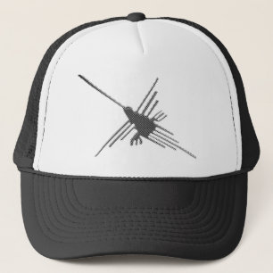 Nazca Lines Hummingbird Newsprint Trucker Pet