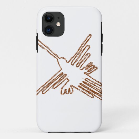 Nazca Lines Hummingbird Sketch Case-Mate iPhone Case (Achterkant)