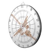 Nazca Lines Hummingbird Sketch Dartbord (Voorkant Rechts)