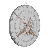 Nazca Lines Hummingbird Sketch Dartbord (Voorkant Links)