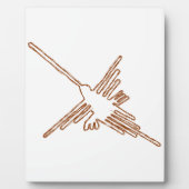 Nazca Lines Hummingbird Sketch Fotoplaat (Voorkant)