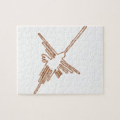 Nazca Lines Hummingbird Sketch Legpuzzel (Horizontaal)