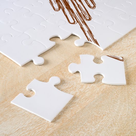 Nazca Lines Hummingbird Sketch Legpuzzel (Zijkant)