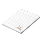 Nazca Lines Hummingbird Sketch Lined Notitieblok (Linkerzijde)