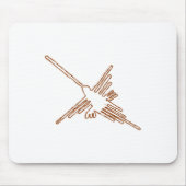 Nazca Lines Hummingbird Sketch Muismat (Voorkant)