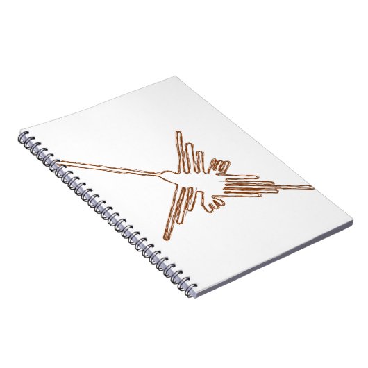 Nazca Lines Hummingbird Sketch Notitieboek (Rechterzijde)