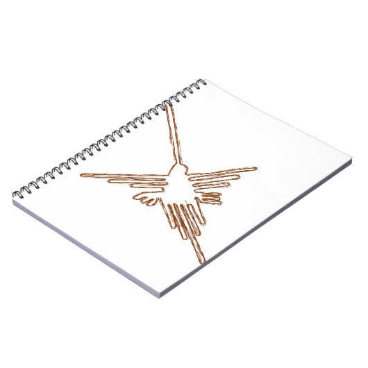 Nazca Lines Hummingbird Sketch Notitieboek (Linkerzijde)