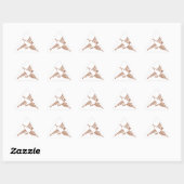 Nazca Lines Hummingbird Sketch Sticker (Vel)