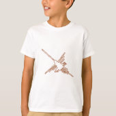 Nazca Lines Hummingbird Sketch T-shirt (Voorkant)