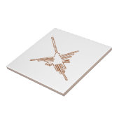 Nazca Lines Hummingbird Sketch Tegeltje (Zijkant)