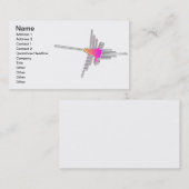 Nazca Lines Hummingbird Visitekaartje (Voorkant / Achterkant)