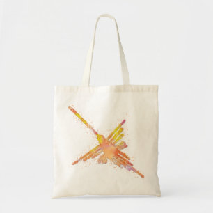 Nazca Lines Hummingbird Waterverf Print Tote Bag