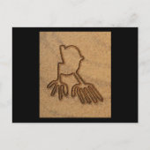 NAZCA LINES MANOS HANDS NAZCA LINES ART Geoglyphs Briefkaart (Voorkant)