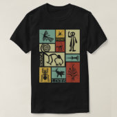 Nazca Lines - Peru Geoglyph Monkey Astronaut Spide T-shirt (Design voorkant)