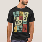 Nazca Lines - Peruaanse Geogliefen - Retro Box Art T-shirt (Voorkant)