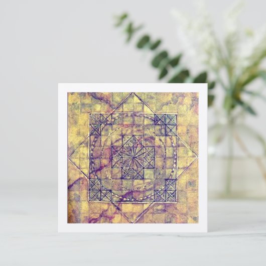 Nazca Mandala, Peru. Kaart (Staand voorkant)