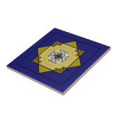 Nazca Mandala, Peru. Tegeltje (Zijkant)