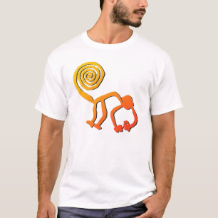 Nazca Monkey in brand T-shirt