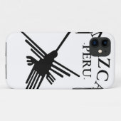Nazca peru Hummingbird met gebogen tekst Case-Mate iPhone Case (Achterkant (horizontaal))