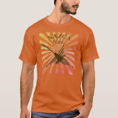 Nazca Peru Hummingbird Retro Sunset T-shirt (Voorkant)