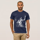 Nazca Spider Lines Ancient White Spider T-shirt (Voorkant volledig)